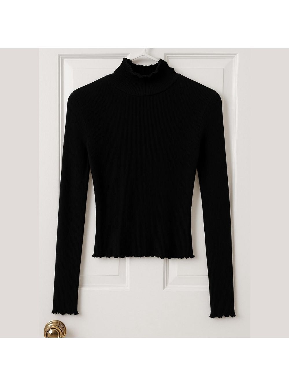 Wonder Nation Girls Black Turtleneck Sweater Size 7/8
